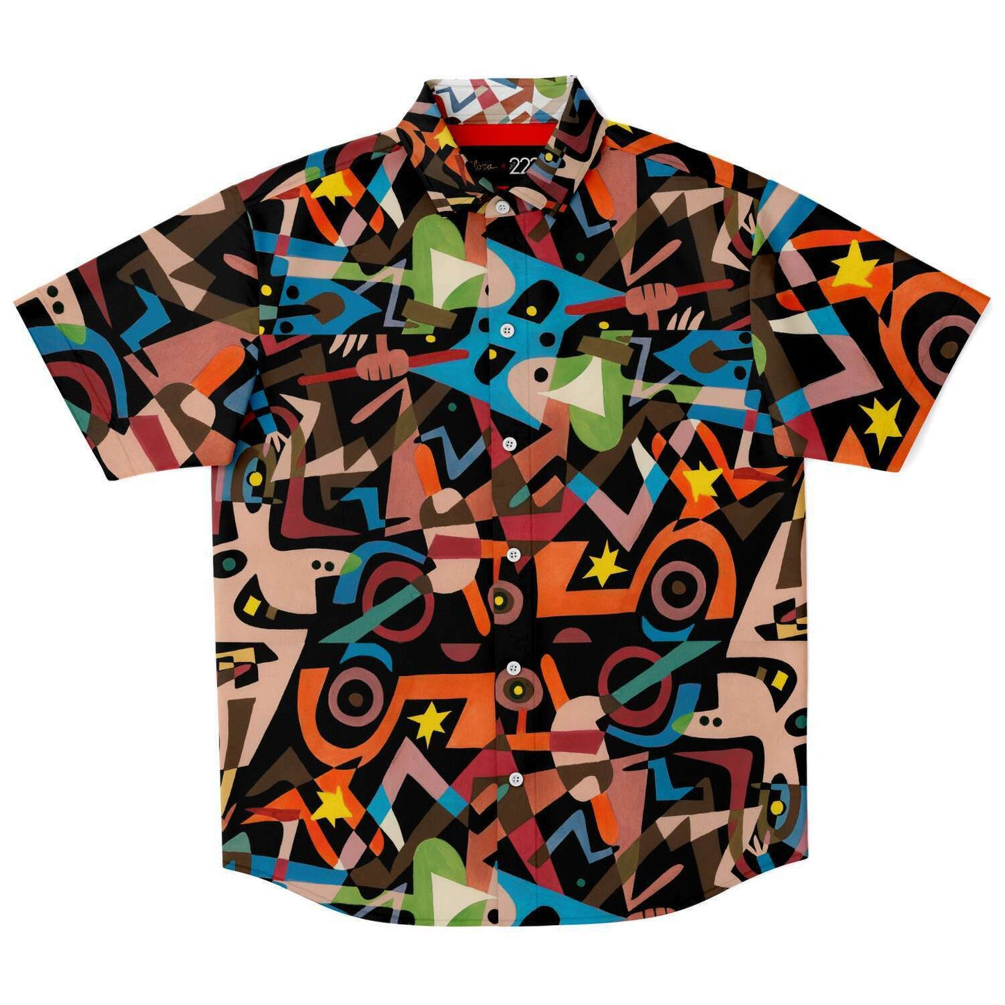 Rock'n'Roll Ruckus Button down Short Sleeve Shirt