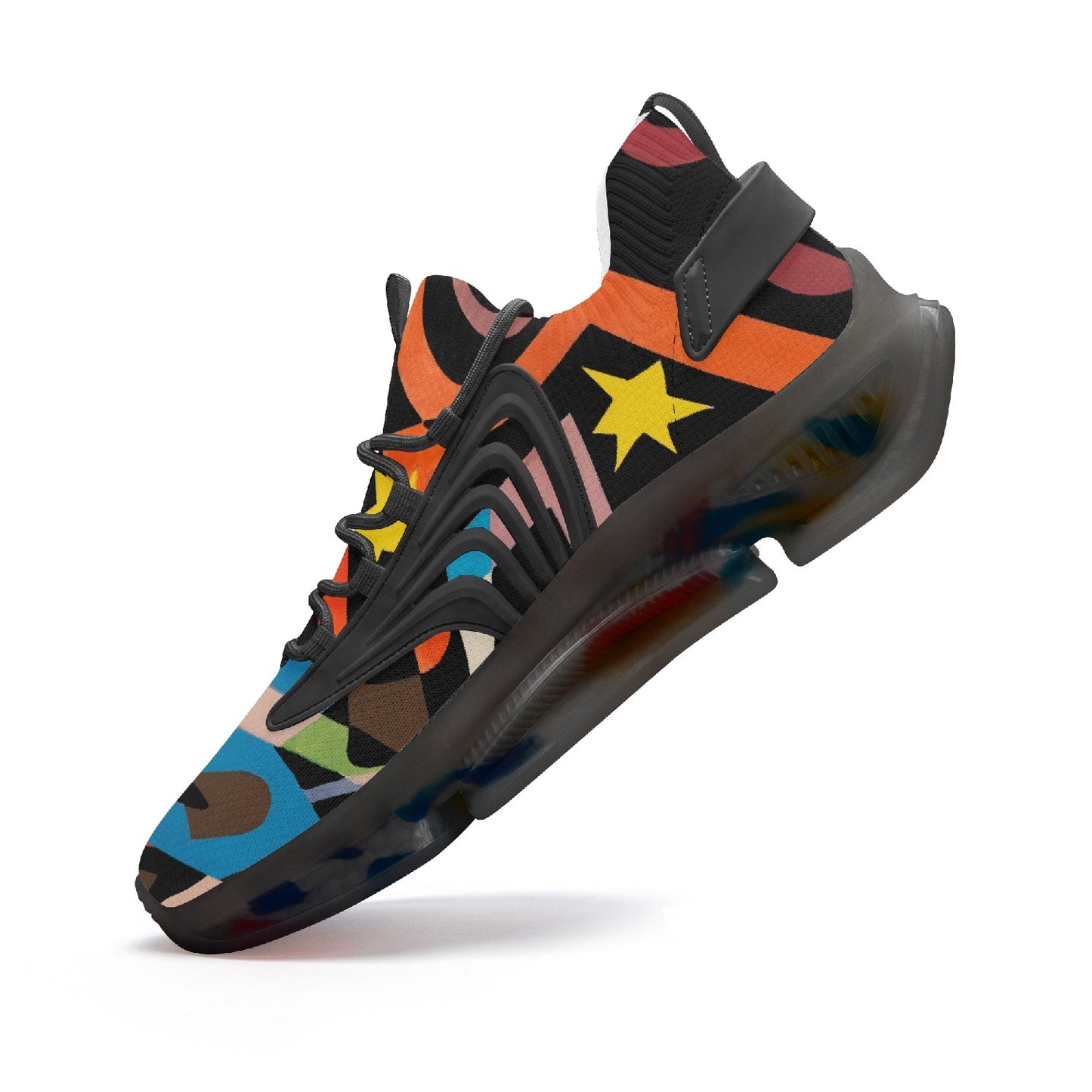 353. Wings Style Bounce Mesh Knit Sneakers