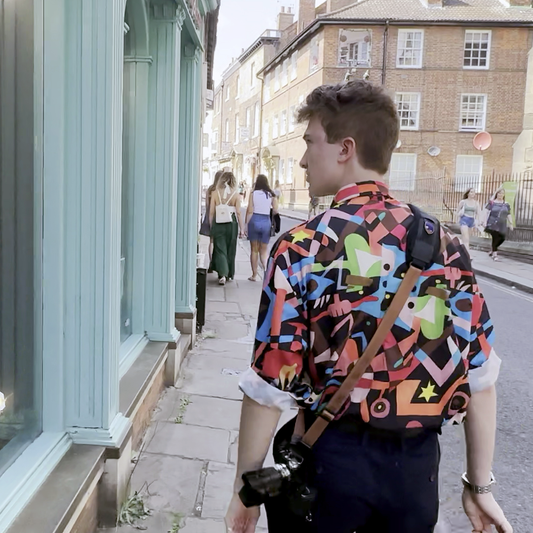 Jim Flora Rock-n-Roll Ruckus Long Sleeve Shirt