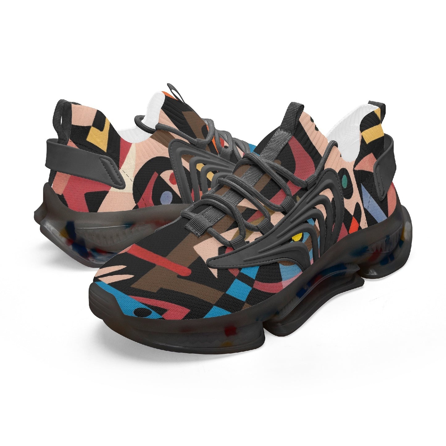 353. Wings Style Bounce Mesh Knit Sneakers