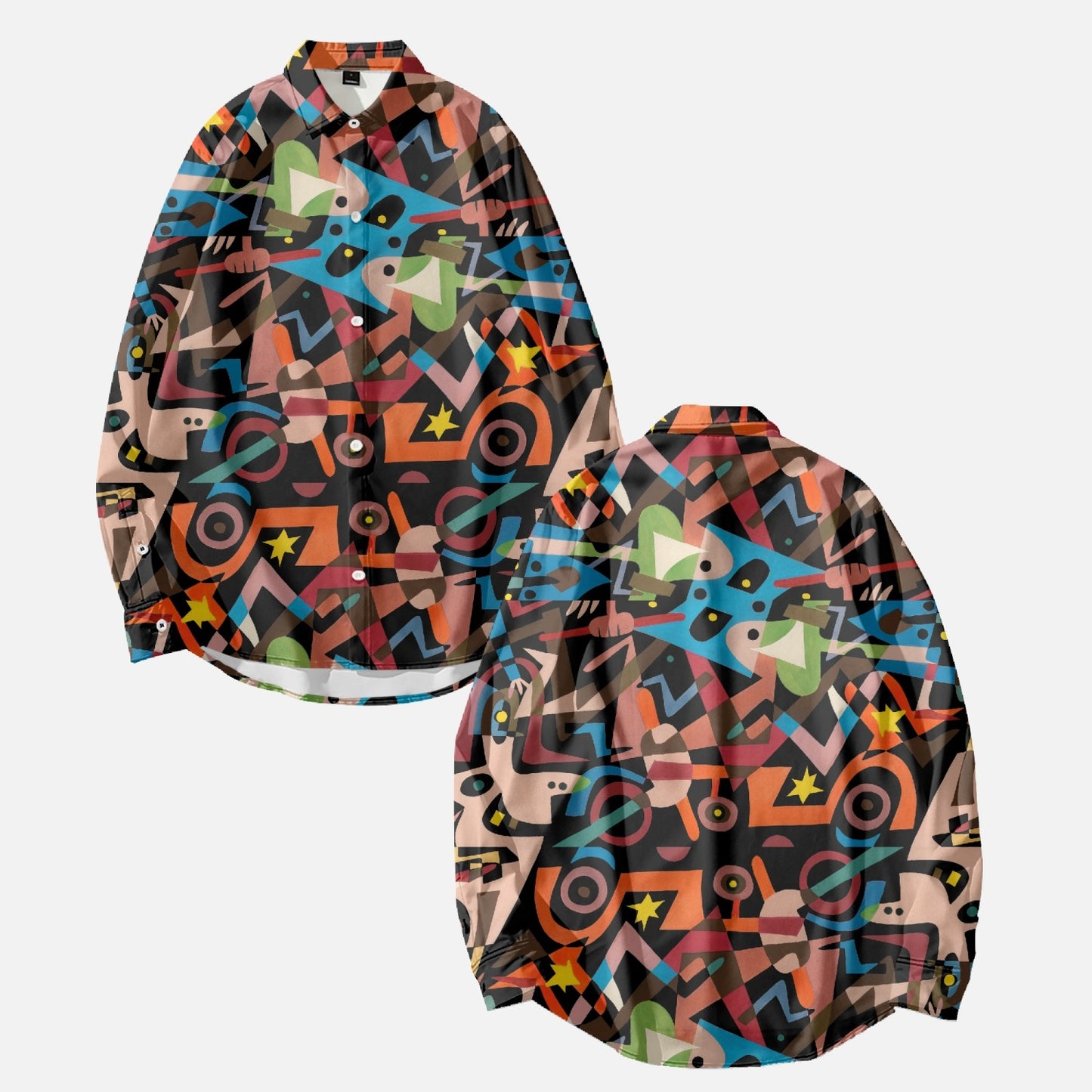 Jim Flora Rock-n-Roll Ruckus Long Sleeve Shirt