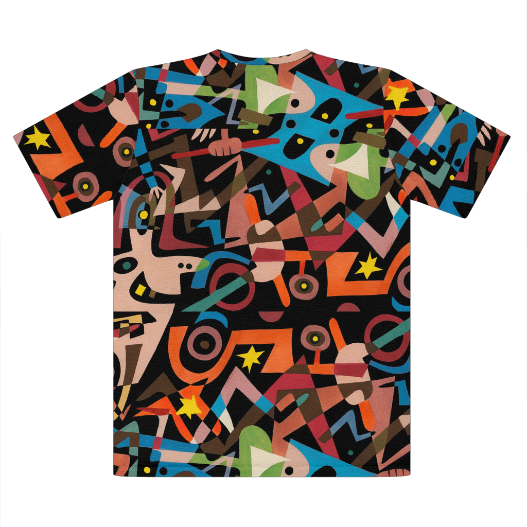 Rock'n'Roll Ruckus Jim Flora Premium Cut and Sew Sublimation Unisex T-Shirt