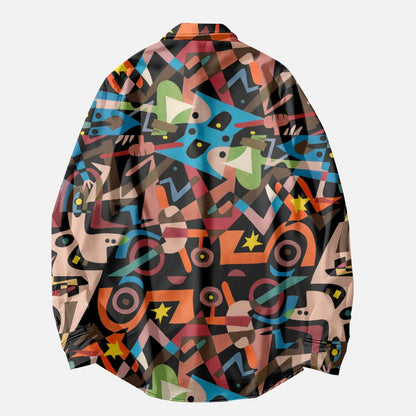 Jim Flora Rock-n-Roll Ruckus Long Sleeve Shirt