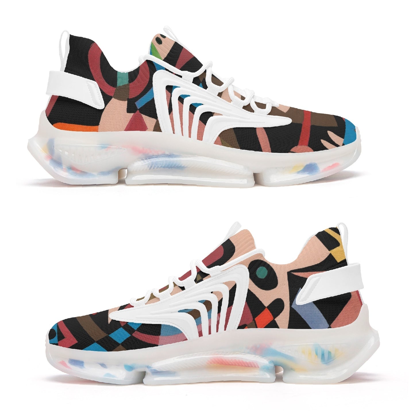 353. Wings Style Bounce Mesh Knit Sneakers