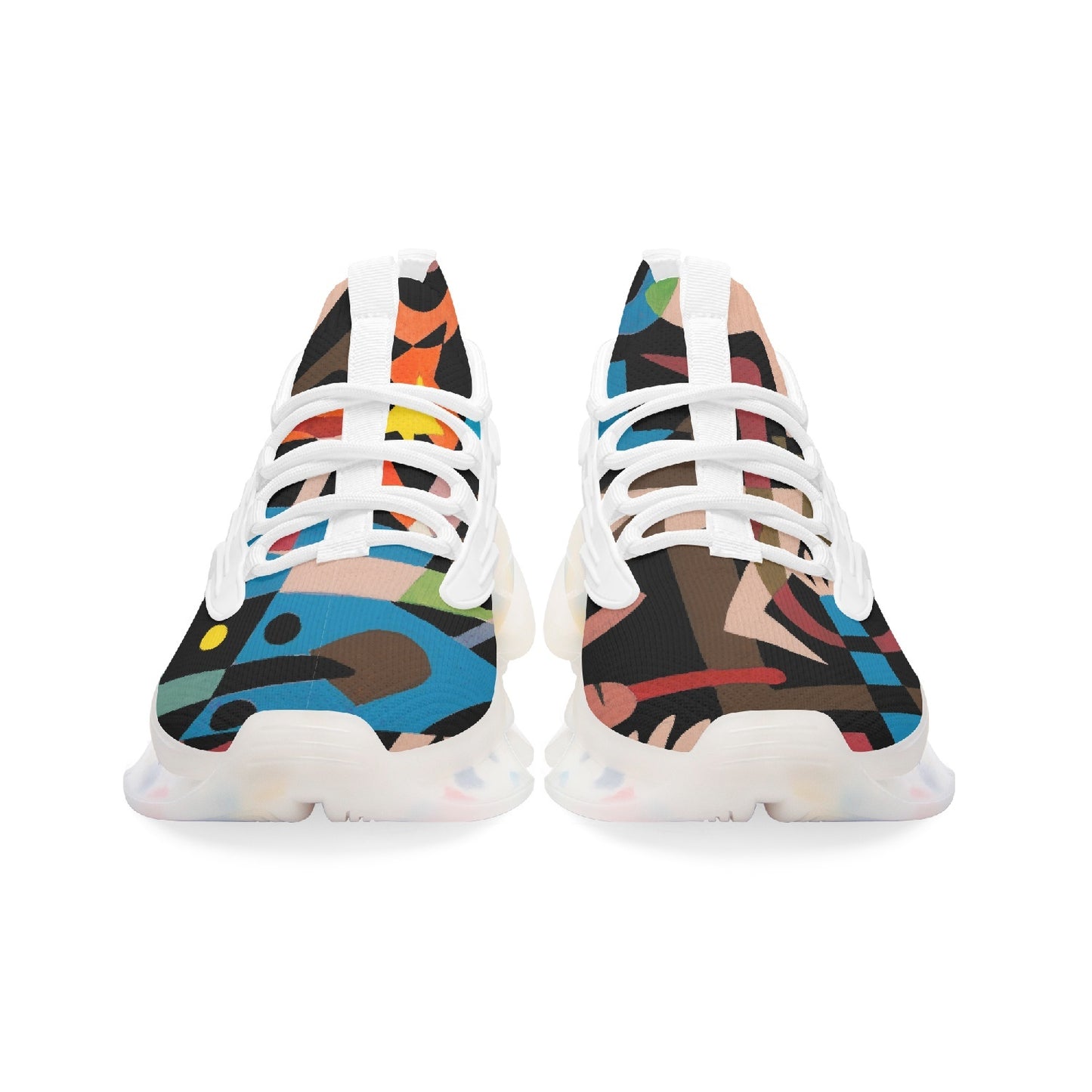 353. Wings Style Bounce Mesh Knit Sneakers