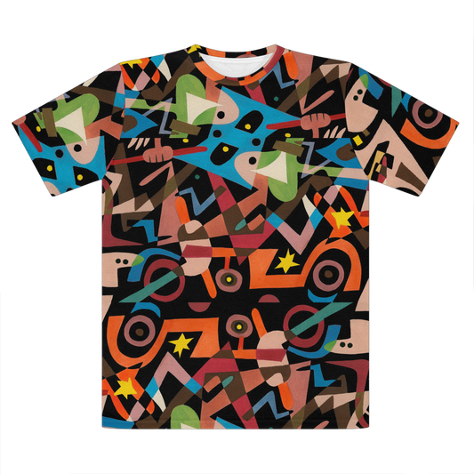 Rock'n'Roll Ruckus Jim Flora Premium Cut and Sew Sublimation Unisex T-Shirt