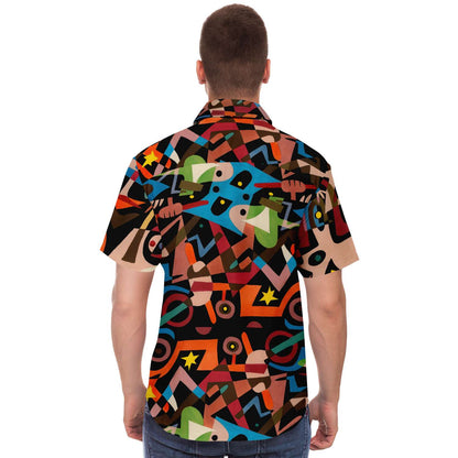 Rock'n'Roll Ruckus Button down Short Sleeve Shirt
