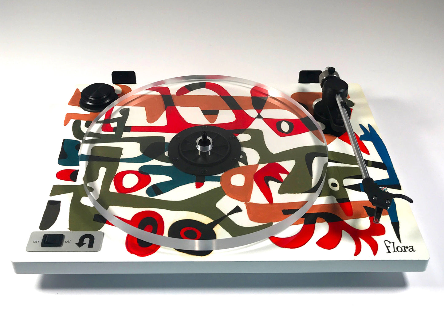 Limited Edition Jim Flora U-Turn Turntable "Abstract Tangle"