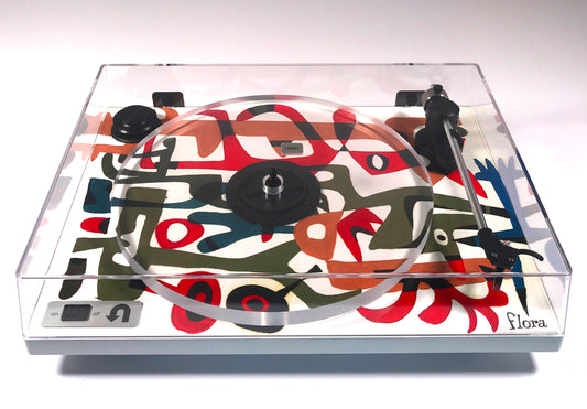 Limited Edition Jim Flora U-Turn Turntable "Abstract Tangle"