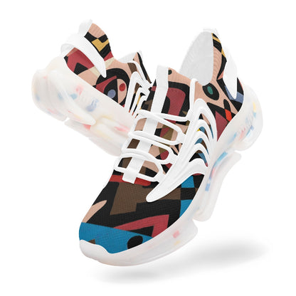 353. Wings Style Bounce Mesh Knit Sneakers