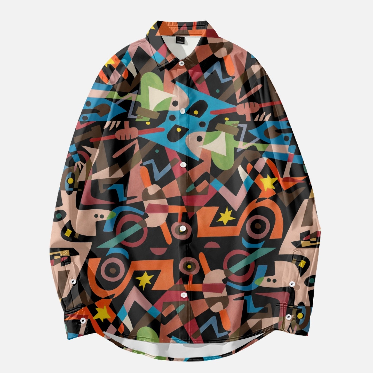 Jim Flora Rock-n-Roll Ruckus Long Sleeve Shirt