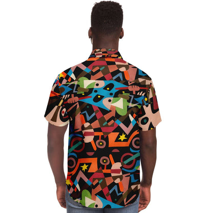 Rock'n'Roll Ruckus Button down Short Sleeve Shirt