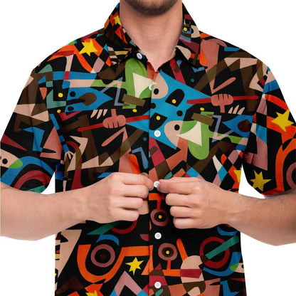 Rock'n'Roll Ruckus Button down Short Sleeve Shirt