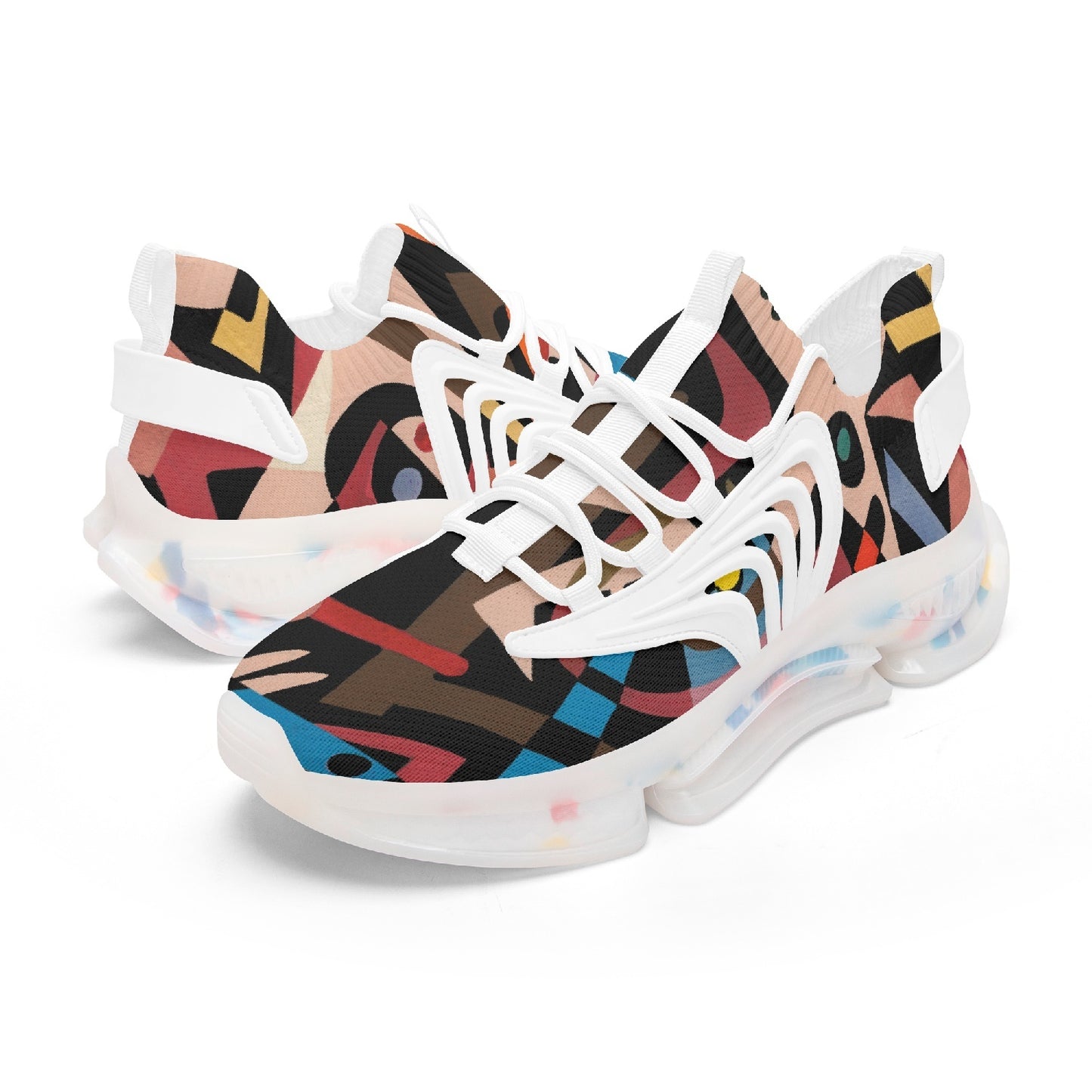 353. Wings Style Bounce Mesh Knit Sneakers