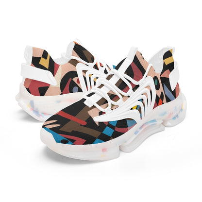 353. Wings Style Bounce Mesh Knit Sneakers