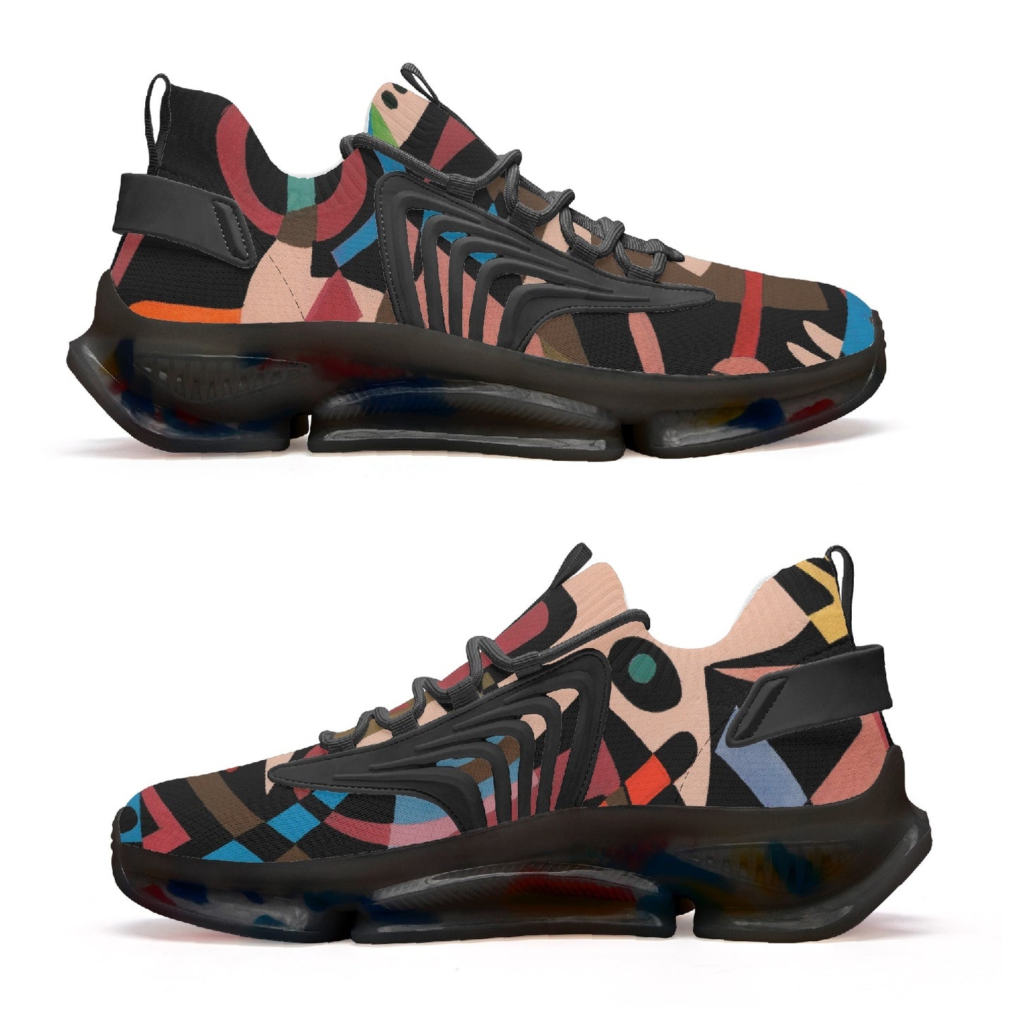353. Wings Style Bounce Mesh Knit Sneakers