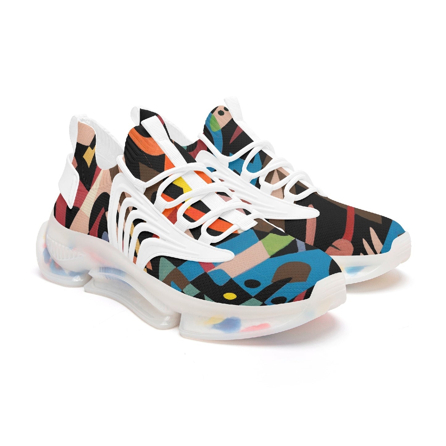 353. Wings Style Bounce Mesh Knit Sneakers