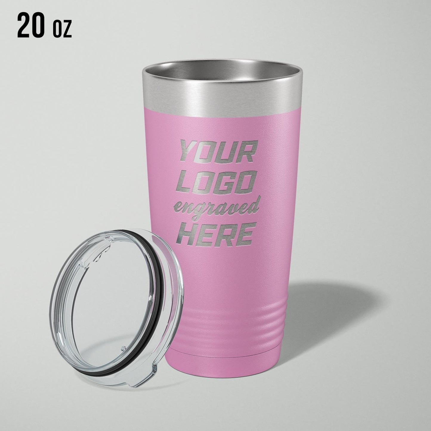 12 Custom logo Polar Camel stainless vacuum insulated tumblers, 20oz