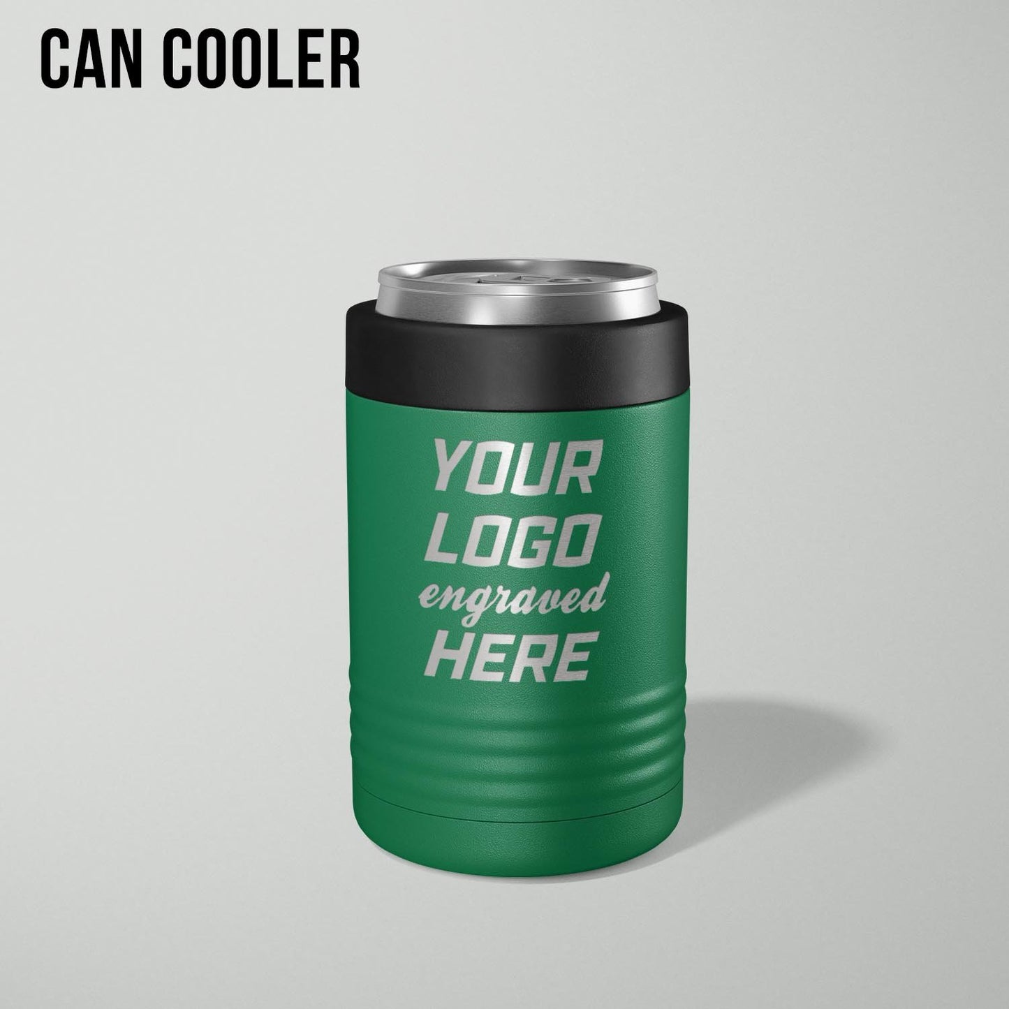 Custom logo stainless vacuum insulated can cooler