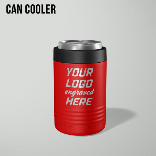 Custom logo stainless vacuum insulated can cooler