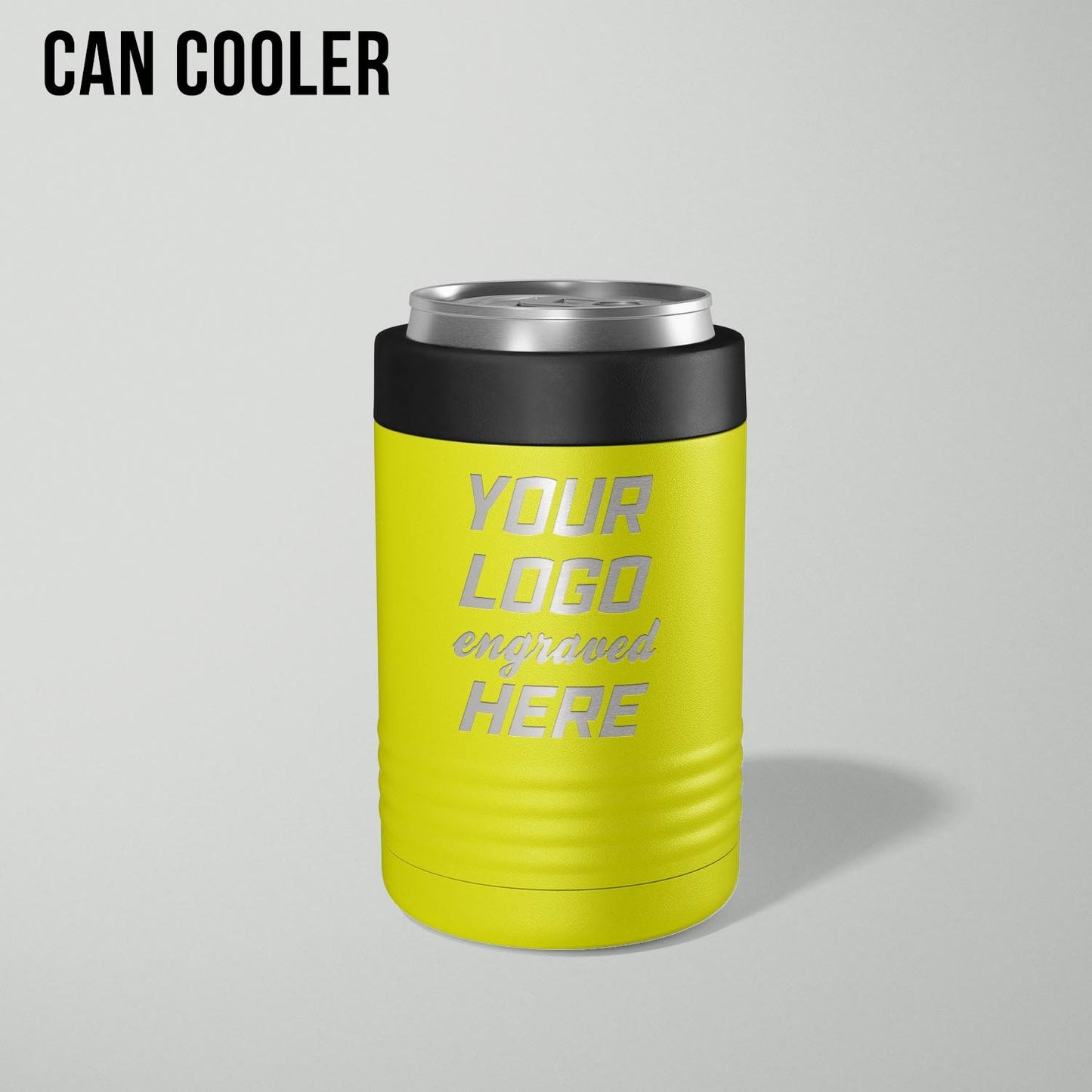 Custom logo stainless vacuum insulated can cooler