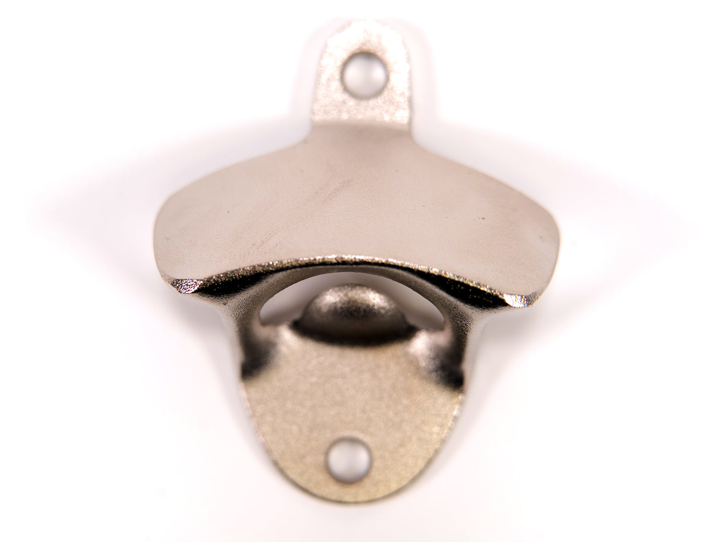 Bartender's Silver finish metal wall mounted bottle opener
